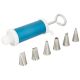 Metal Cake Decorating Syringe Set - 7 pieces