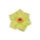 Royal Icing 1.5 inch Yellow Daffodil 4 pieces