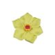 Royal Icing 1.5 inch Yellow Daffodil 4 pieces