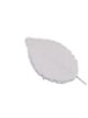 Gumpaste 1.25 inch White Leaf 10 pieces