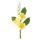 Gumpaste Blossom Spray Yellow