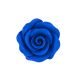Gumpaste 1 inch Royal Blue Rose 4 pieces