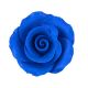 Gumpaste 1.25 inch Royal Blue Rose 3 pieces