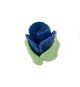 Royal Icing 0.75 inch Royal Blue Rosebud 12 pieces