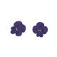 Royal Icing 0.87 inch Violet 12 pieces