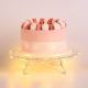 Clear Lighted Cake Stand