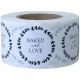 Baked with Love Stickers 50 pieces