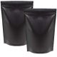 Mylar Black 5.5 x 7.8 Zip Pouch Bag 10 pieces
