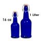 1 Liter Blue EZ Cap Bottle