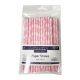 Cake Pop Sticks Pink Ribbon 25 pieces