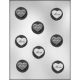 Mother Heart Disc Chocolate Mold