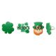 St Patricks Day Rings 6 pieces