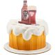 Beard and Hops Cake Novelty Decoration