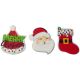 Christmas Edible Decor Mix 6 pieces