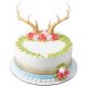 Antler Cake Decoration Kit