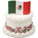 Mexican Flag Cake Decoration