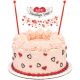 Valentines Day Cake Banner Decoration