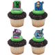 Minecraft Cupcake Rings 6 pieces