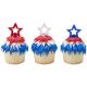 Patriotic USA Star Pick 12 pieces