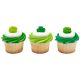 Shamrock Sugar Decorations 6 pieces