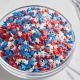 Patriotic Red White Blue Quins 4 oz