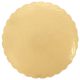 10 inch Gold Round Scalloped Cake Board