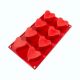 2.36 inch Heart Silicone Mold