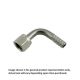 Flare Swivel Set 1/4 Elbow BARB 1/4 Nut
