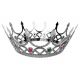 Royal Silver Queen Crown Cake Topper