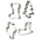 Christmas Cookie Cutters 4 pieces