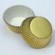 Gold Foil Jumbo Baking Cups 35 pieces