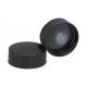 28mm 750 ML Black Polyseal Screw Caps 6 pieces