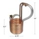 Copper Immersion Wort Chiller 25 ft