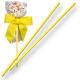 6 x 5/32 Yellow Lollipop Sucker Sticks 50 pieces