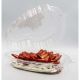 10 inch Clear Heart Showcake Hinged Container