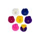 Royal Icing 1.75 inch Pansy Mix 6 pieces