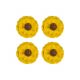 Royal Icing 1.12 inch Sunflower 6 pieces