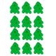Royal Icing Tiny Green Trees 12 pc