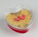 3 inch Heart Foil Pan and Lid 10 sets