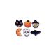 Halloween Mix Sugar Decorations 6 pieces