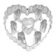 Heart Cutout 3 inch Cookie Cutter