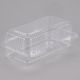 Sub Hoagie Hinged Clear Container 10 pieces
