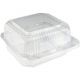 6 inch Hinged Clear Container 50 pieces
