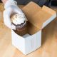 4x4x4 White Single Cupcake Bakery Box 10 pieces