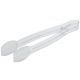 9 inch Clear Plastic Serving Tongs