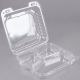 3 Section Hinged Clear Container 12 pieces