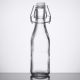 8.5 oz Clear Glass Bottle Fliptop 12 pieces