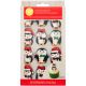 Penguin Royal Icing Decorations 12 pieces