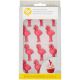 Flamingo Royal Icing Decorations 12 pieces