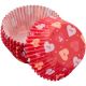 Red Valentines Day Cupcake Liners 75 piece